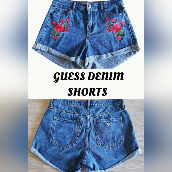 Guess Pants - GUESS WOMEN'S DENIM SHORTS